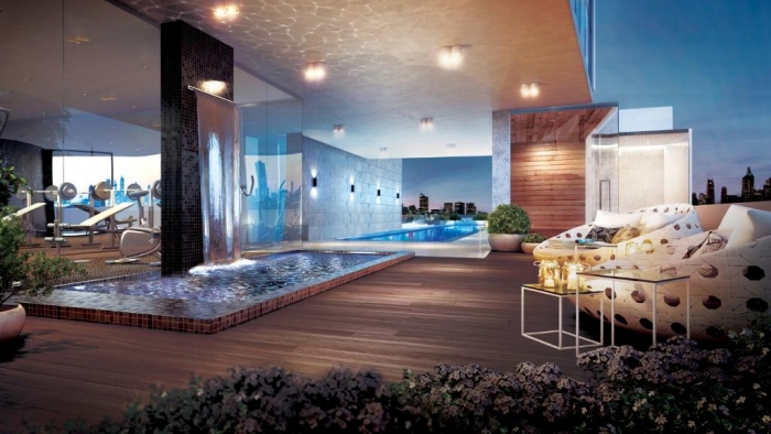 661 chapel st south yarra has a comprehensive pool zone in its plans